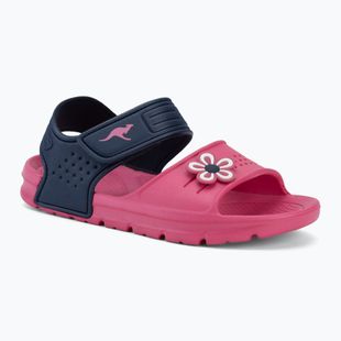 Detské sandále Kangaroos KangaSwim II daisy pink/dark navy