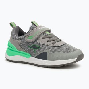 KangaROOS KD-Gym EV detská obuv vapor grey/neon green