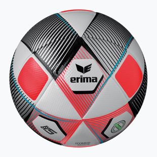 ERIMA Hybrid Match strieborná/fialovo-koralová futbalová lopta veľkosť 5