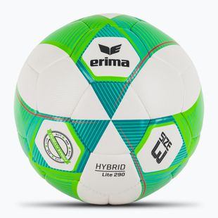 ERIMA Hybrid Lite 290 zelený gekón/benzínová futbalová lopta veľkosť 3