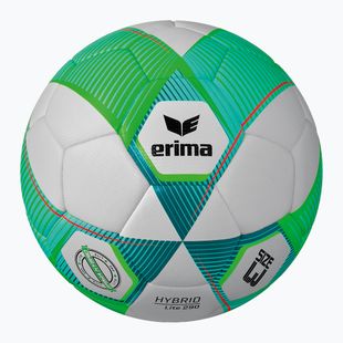 ERIMA Hybrid Lite 290 zelený gekón/benzínová futbalová lopta veľkosť 3