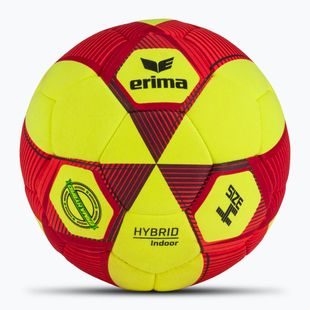 ERIMA Hybrid Indoor žlto-červená futbalová lopta veľkosť 4