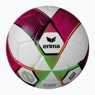 ERIMA Hybrid Training 2.0 červená/zelená gecko futbalová lopta veľkosť 5