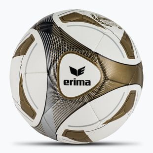 ERIMA Hybrid Training biela/zlatá futbalová lopta veľkosť 5