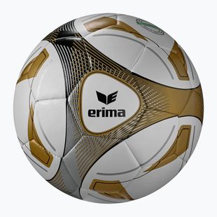ERIMA Hybrid Training biela/zlatá futbalová lopta veľkosť 5