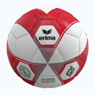 Futbalová lopta ERIMA Hybrid Training 2.0 size 5 red/silver
