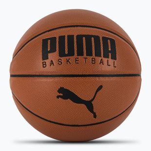 Basketbalová lopta PUMA Basketball Top leather brown/puma black veľkosť 7