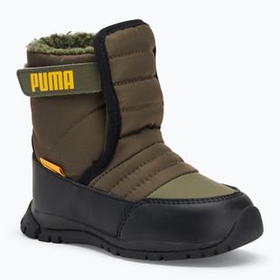 Detské snehové topánky PUMA Nieve Boot WTR AC Inf hroznový list/šafran