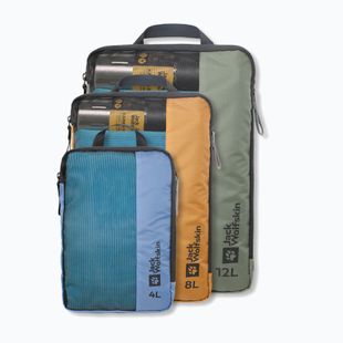 Súprava organizérov Jack Wolfskin Compression Cube Organiser Set 3 ks color mix