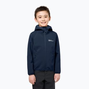 Detská softshellová bunda Jack Wolfskin Fourwinds night blue
