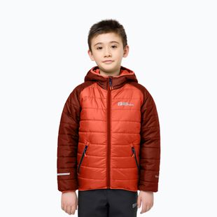 Detská páperová bunda Jack Wolfskin Zenon coral orange