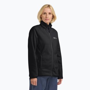 Dámska fleecová mikina Jack Wolfskin Moonrise Full Zip black