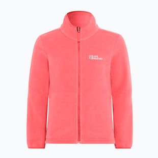 Detská fleecová mikina Jack Wolfskin Taunus sunset coral