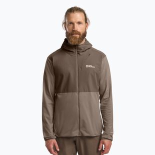 Pánska mikina Jack Wolfskin Prelight Trail Hoody cold coffee