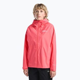 Dámska bunda do dažďa Jack Wolfskin Prelight 2.5L LT sunset coral