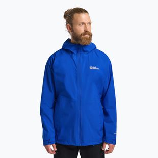 Pánska bunda do dažďa Jack Wolfskin Prelight 2.5L LT vibrant blue