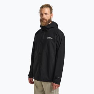 Pánska bunda do dažďa Jack Wolfskin Prelight 2.5L LT black