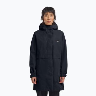 Dámsky kabát do dažďa Jack Wolfskin Terraview 2L dark navy