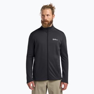 Pánska mikina Jack Wolfskin Kolbenberg Full Zip phantom fleece