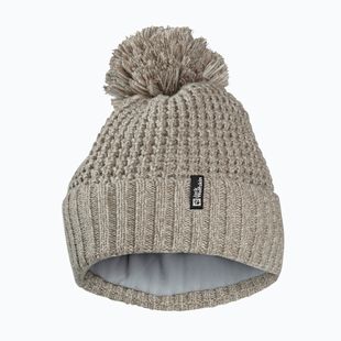 Dámska zimná čiapka Jack Wolfskin Medley Knit Beanie linen
