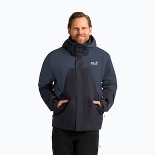 Pánska lyžiarska bunda Jack Wolfskin Flowline 2L Ins midnight sky