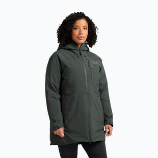 Dámska páperová bunda Jack Wolfskin Icecape 2L Down Ins Rds slate green