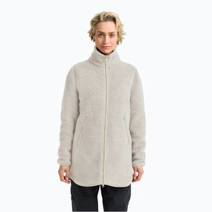 Dámska trekingová mikina Jack Wolfskin High Curl Coat pale sand