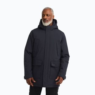 Pánska bunda do dažďa Jack Wolfskin Canyon Shield Parka dark navy
