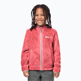 Detská trekingová mikina Jack Wolfskin Nepali sunset coral