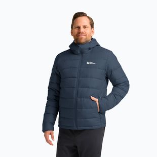 Pánska páperová bunda Jack Wolfskin Ather Down Hoody midnight sky/dark navy