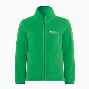 Detská fleecová mikina Jack Wolfskin Taunus mystic green