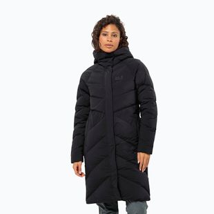 Dámsky páperový kabát Jack Wolfskin Marienplatz Coat black