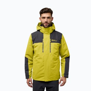 Pánska bunda 3v1 Jack Wolfskin Jasper 3In1 chartreuse