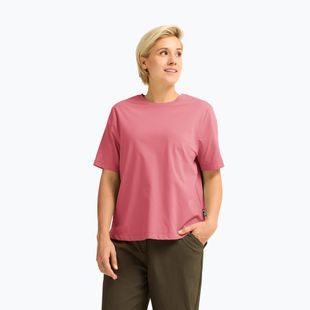 Dámske trekingové tričko Jack Wolfskin Travel T evening rose