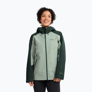 Dámska nepremokavá bunda Jack Wolfskin Wildbound 2L green zinnia