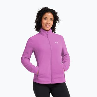 Dámska fleecová mikina Jack Wolfskin Taunus 100 Full Zip foxglove