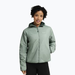 Dámska zateplená bunda Jack Wolfskin Trail Light Ins 2IN1 green zinnia