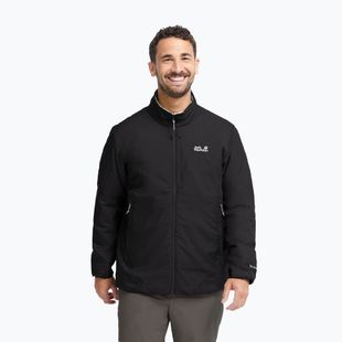 Pánska zateplená bunda Jack Wolfskin Trail Light Ins 2IN1 black