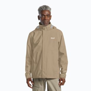 Pánska nepremokavá bunda Jack Wolfskin Trailtime 2L hazel wood