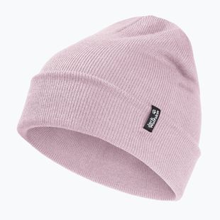 Zimná čiapka Jack Wolfskin Rib dusty blush