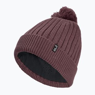 Zimná čiapka Jack Wolfskin Pom Pom Beanie sheer plum