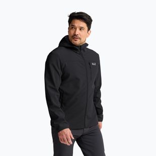 Pánska vetrovka Jack Wolfskin Wild Winds Hooded black