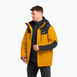 Pánska bunda 3v1 Jack Wolfskin Jasper Pro 3IN1 burly yellow jw