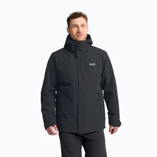Pánska bunda 3v1 Jack Wolfskin Stonelite 3In1 phantom