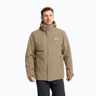 Pánska bunda 3v1 Jack Wolfskin Stonelite 3In1 hazel wood