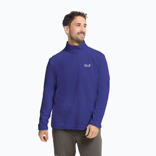 Pánska fleecová mikina Jack Wolfskin Taunus 100 Full Zip glow ink