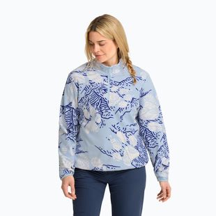 Dámska fleecová mikina Jack Wolfskin Paw Era 100 Orint Half Zip paw crystal blue