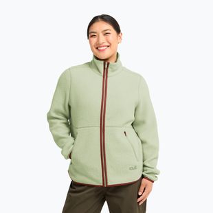 Dámska fleecová mikina Jack Wolfskin Lite Curl Full Zip melon