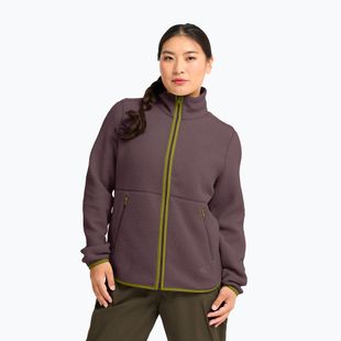 Dámska fleecová mikina Jack Wolfskin Lite Curl Full Zip sheer plum