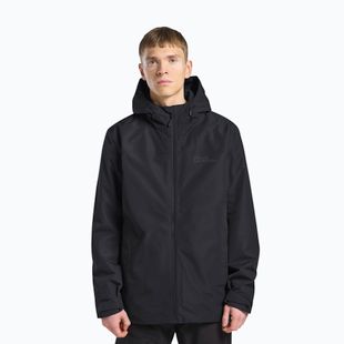 Pánska bunda 3v1 Jack Wolfskin Taubenberg 3In1 black